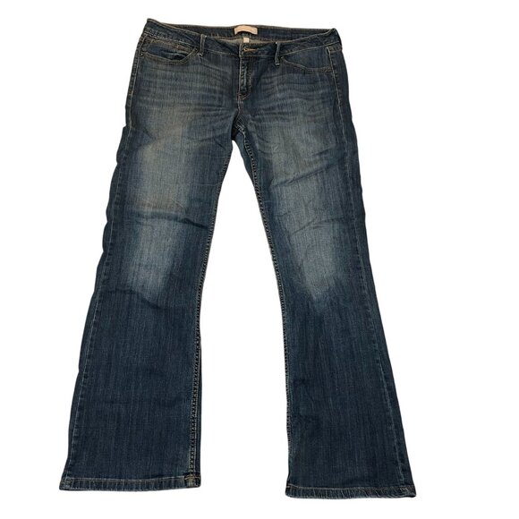 Banana Republic Women Bootcut Jeans Size 32/14 Blue Denim Medium Wash Casual Y2K - Picture 1 of 12